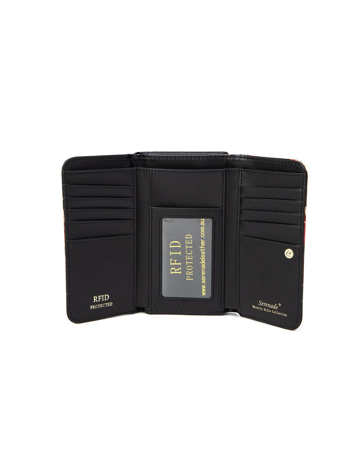 NEBULA MEDIUM PATENT LEATHER WALLET WITH RFID- WSF4902- NEW IN