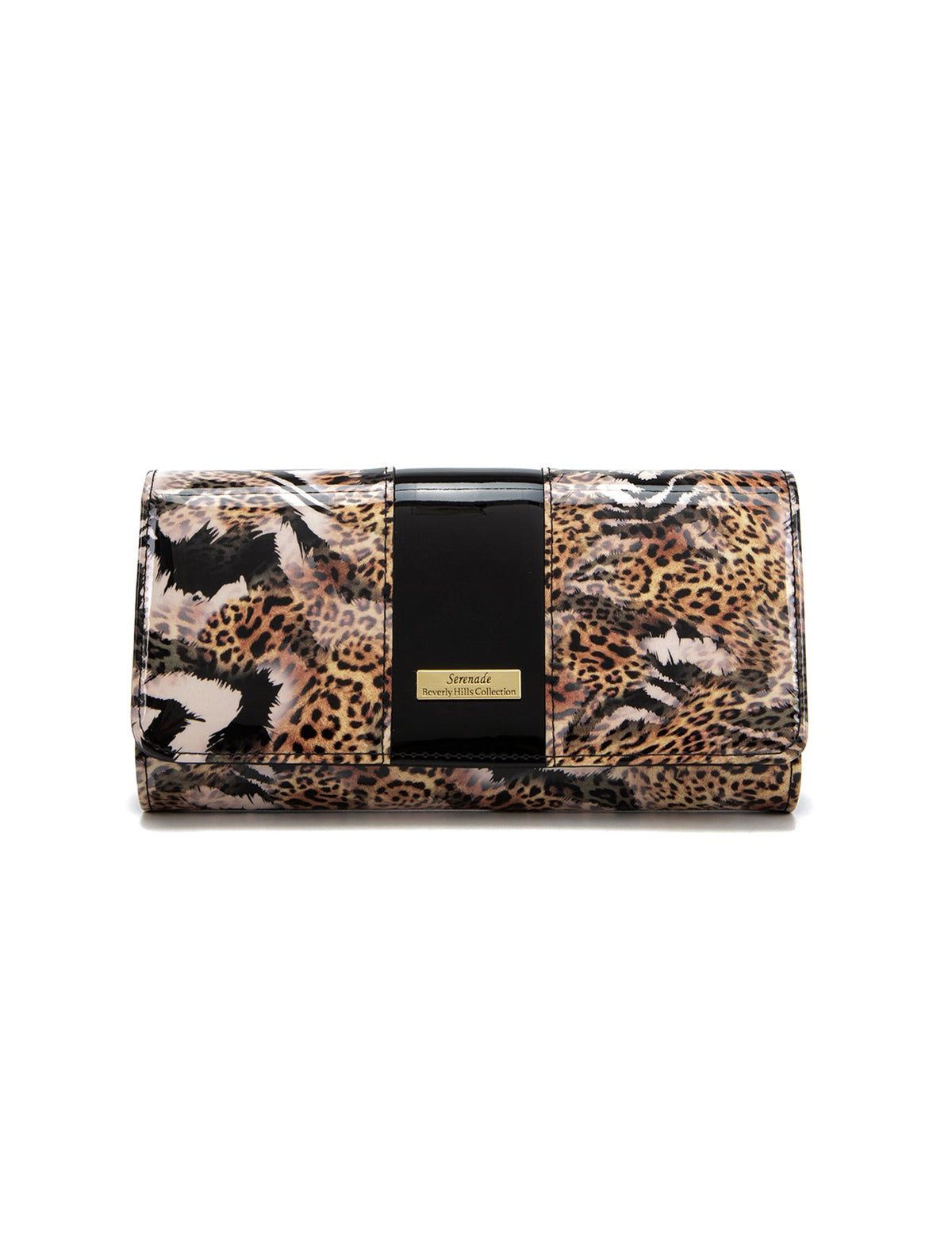 NALA LARGE  PATENT LEATHER WALLET WITH RFID- WSF501