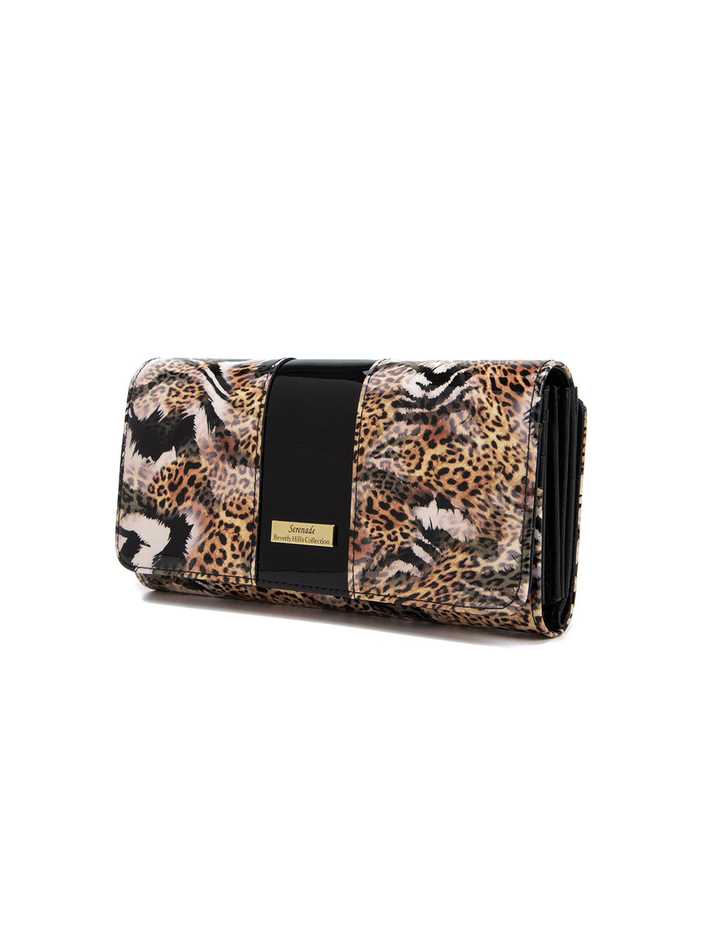 NALA LARGE  PATENT LEATHER WALLET WITH RFID- WSF501