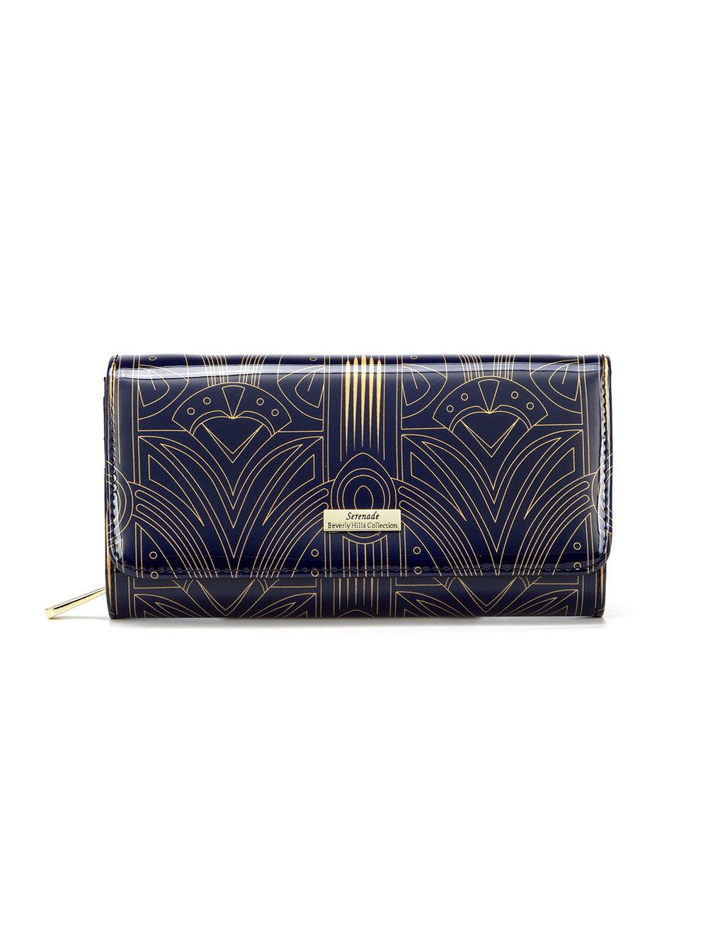 GATSBY LARGE  PATENT LEATHER WALLET WITH RFID- WSF5201- NEW IN