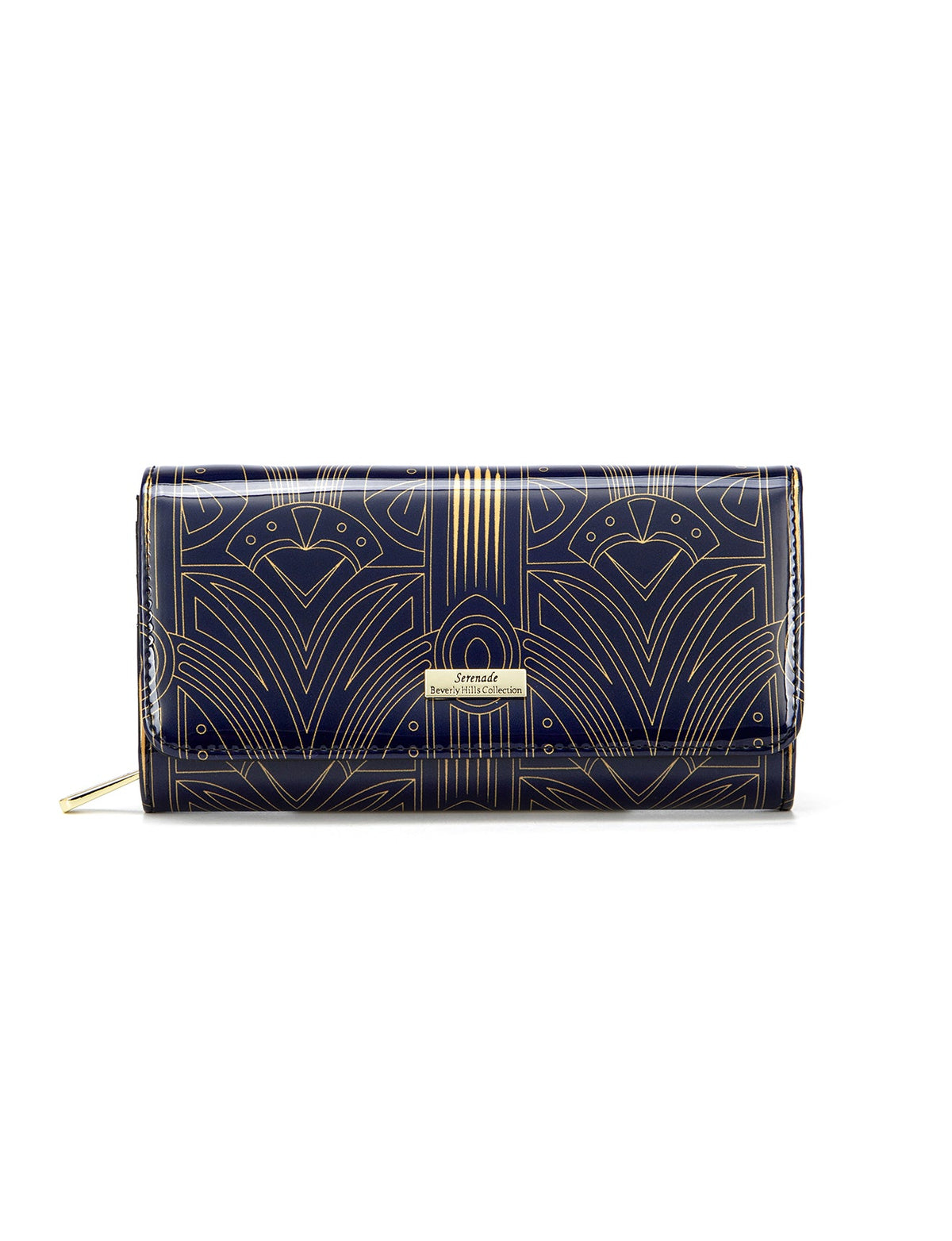 GATSBY LARGE  PATENT LEATHER WALLET WITH RFID- WSF5201- NEW IN