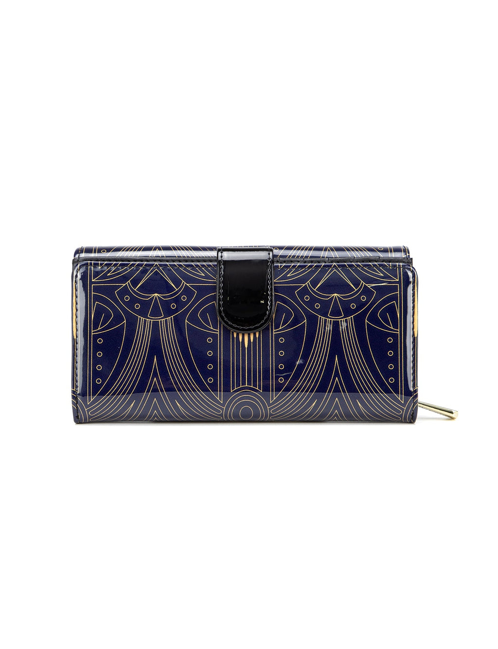 GATSBY LARGE  PATENT LEATHER WALLET WITH RFID- WSF5201- NEW IN