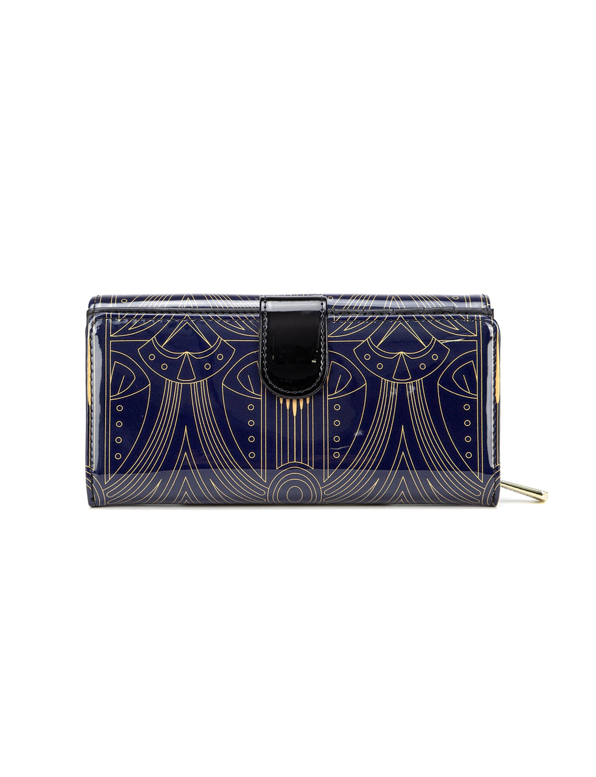 GATSBY LARGE  PATENT LEATHER WALLET WITH RFID- WSF5201- NEW IN