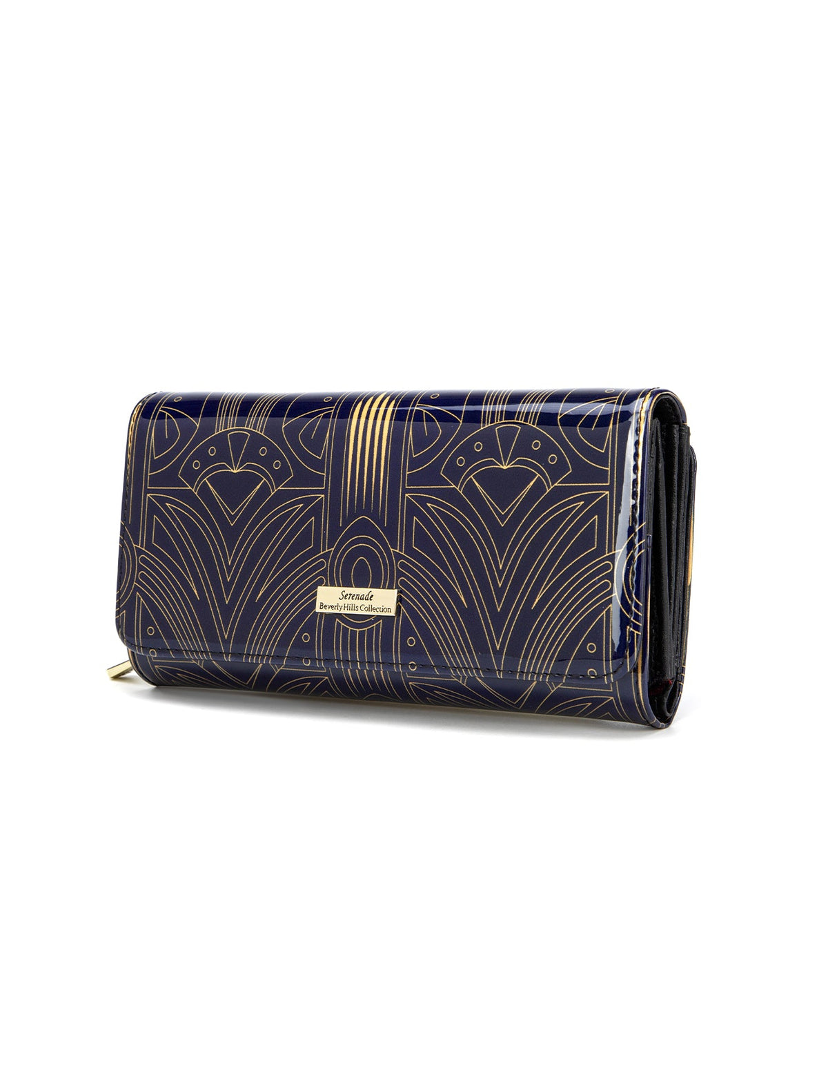 GATSBY LARGE  PATENT LEATHER WALLET WITH RFID- WSF5201- NEW IN