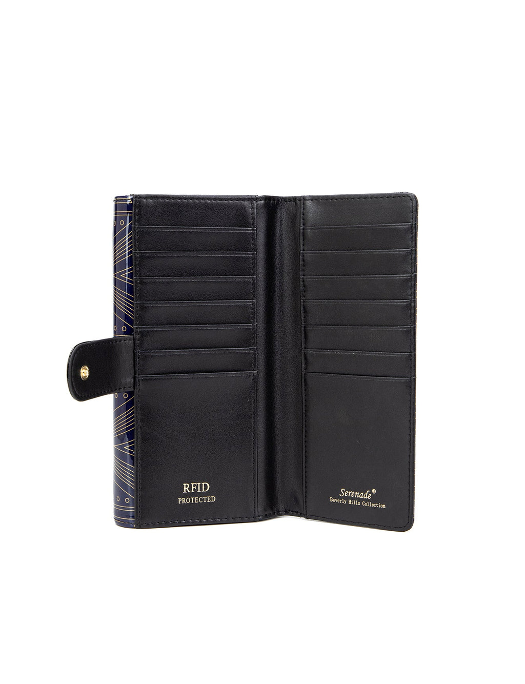 GATSBY LARGE  PATENT LEATHER WALLET WITH RFID- WSF5201- NEW IN