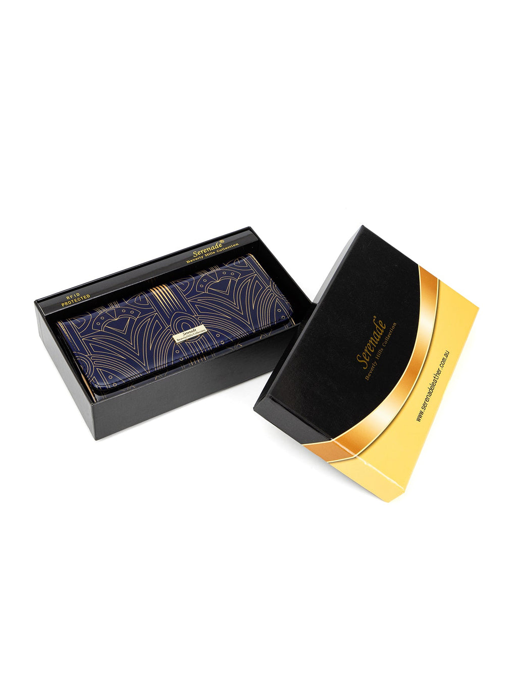 GATSBY LARGE  PATENT LEATHER WALLET WITH RFID- WSF5201- NEW IN