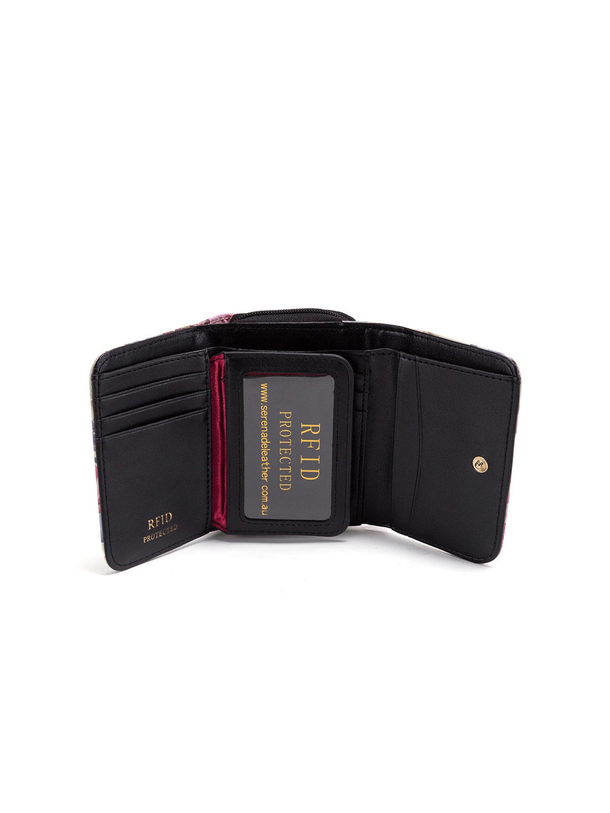 ANGELIQUE SML PATENT LEATHER WALLET WITH RFID-WSN5703