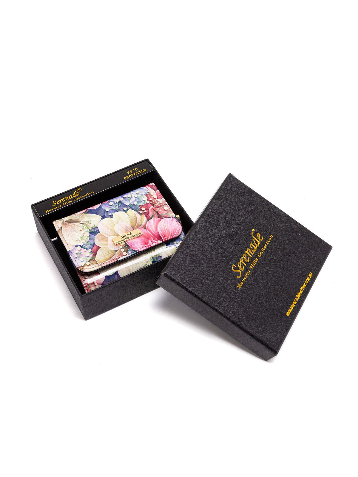 ANGELIQUE SML PATENT LEATHER WALLET WITH RFID-WSN5703