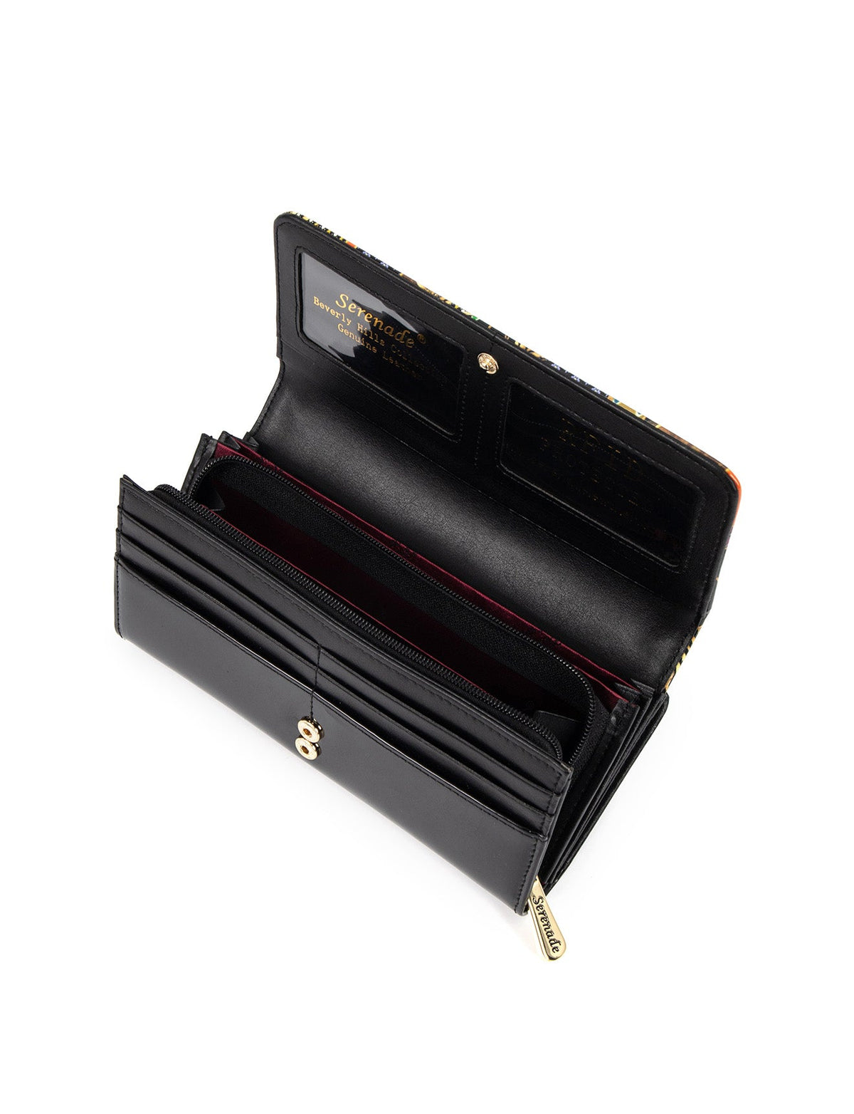 MATILDA LARGE  PATENT LEATHER WALLET WITH RFID-WSN6201