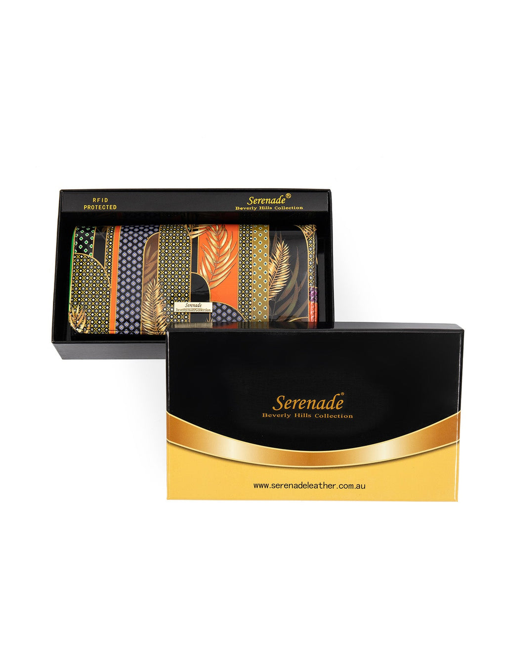 MATILDA LARGE  PATENT LEATHER WALLET WITH RFID-WSN6201