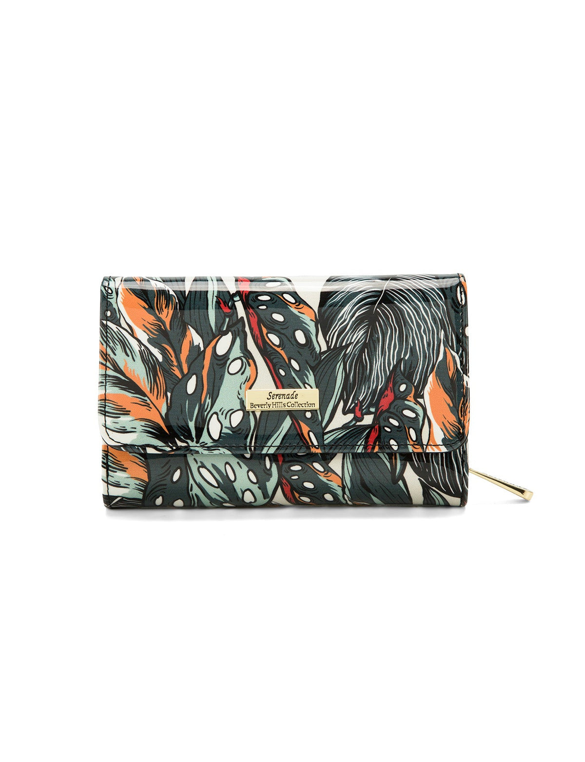 PHYLLIS MED LEATHER RFID WALLET-WSN8202