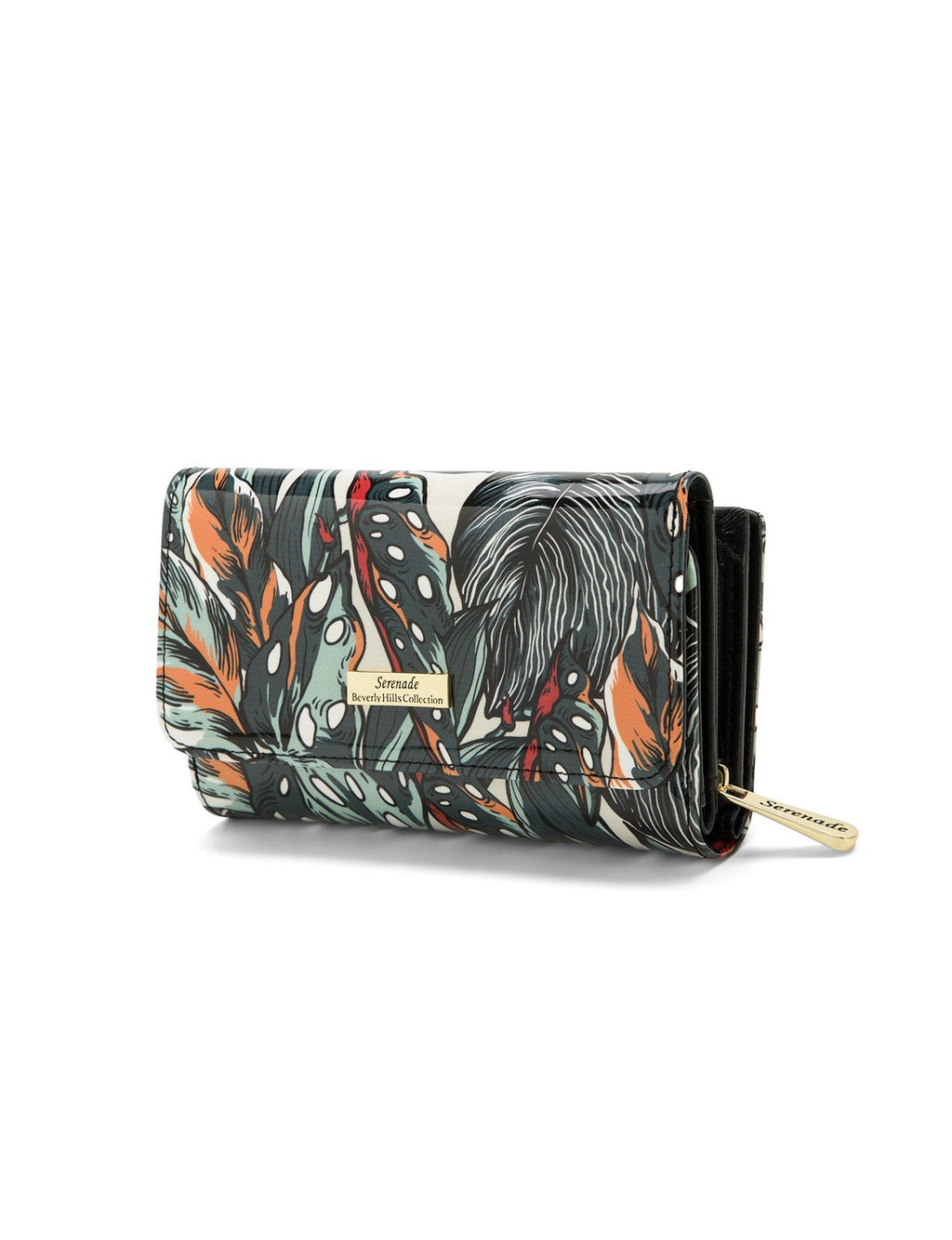 PHYLLIS MED LEATHER RFID WALLET-WSN8202-SALE