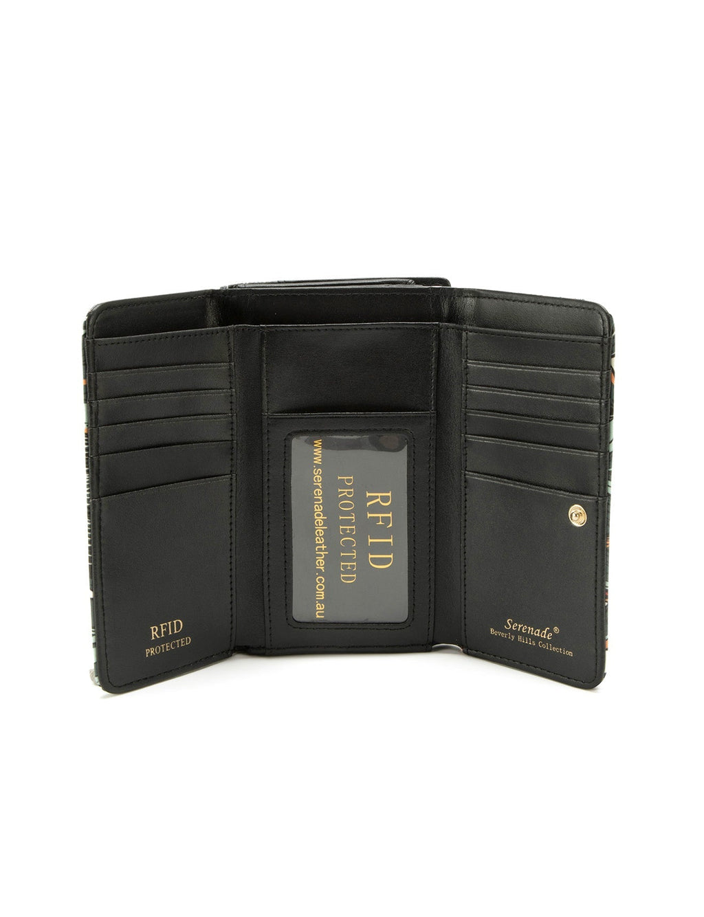 PHYLLIS MED LEATHER RFID WALLET-WSN8202-SALE