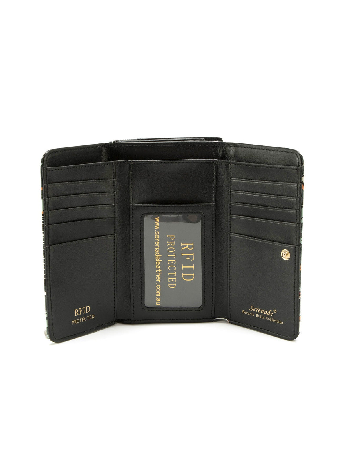 PHYLLIS MED LEATHER RFID WALLET-WSN8202