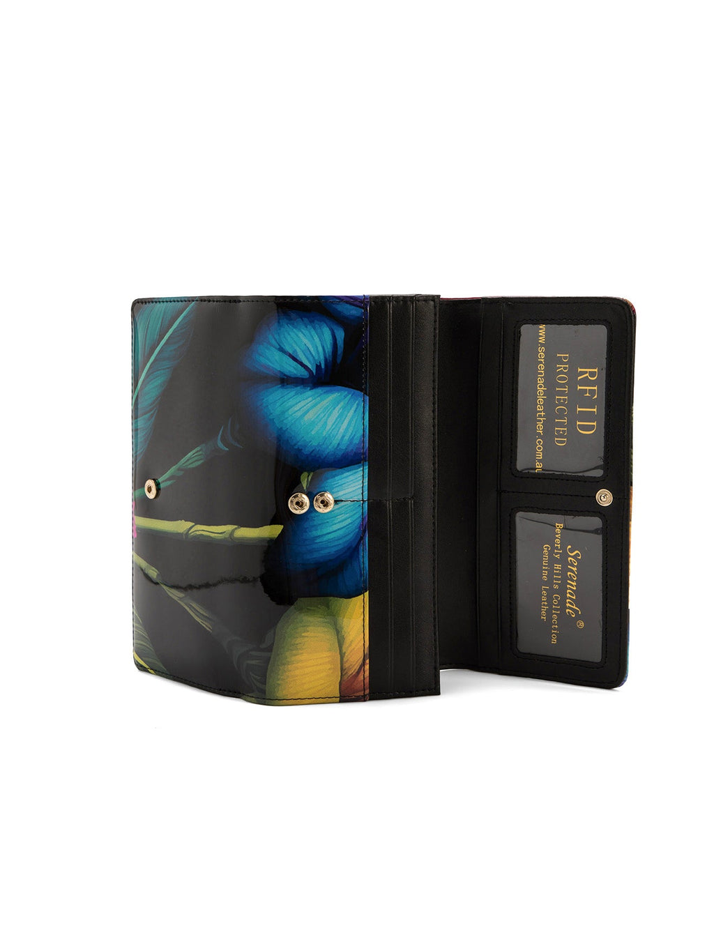 MILA LARGE LEATHER RFID WALLET-WSN8401