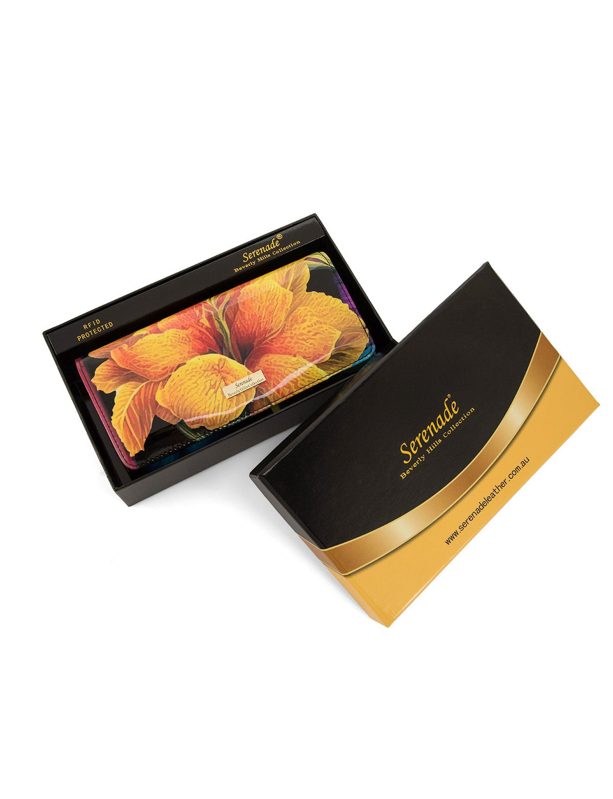 MILA LARGE LEATHER RFID WALLET-WSN8401