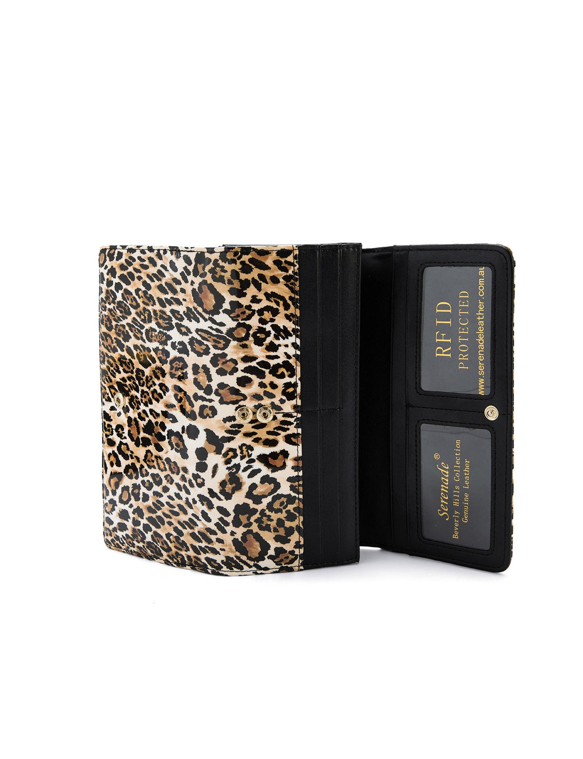 WILD CAT LARGE LEATHER RFID WALLET- WSN8801