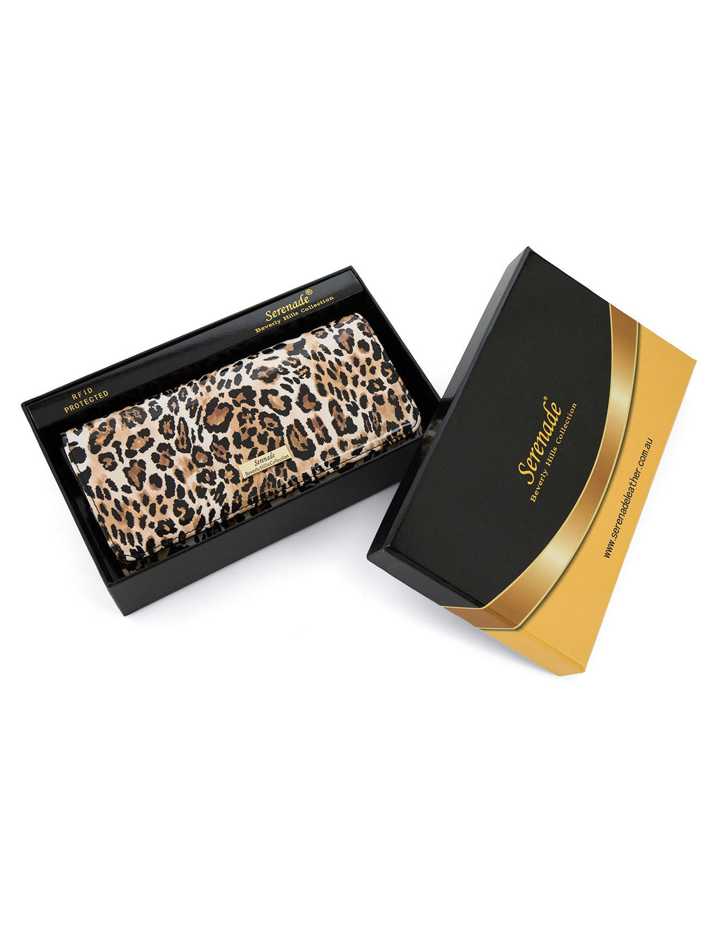 WILD CAT LARGE LEATHER RFID WALLET- WSN8801