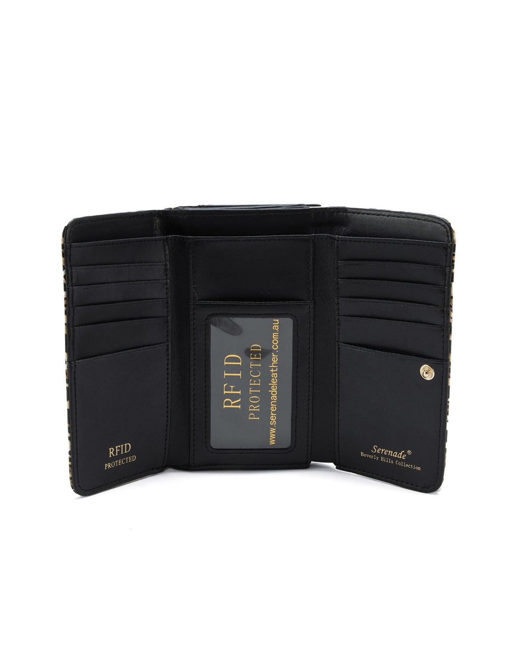 WILD CAT MED LEATHER RFID WALLET- WSN8802