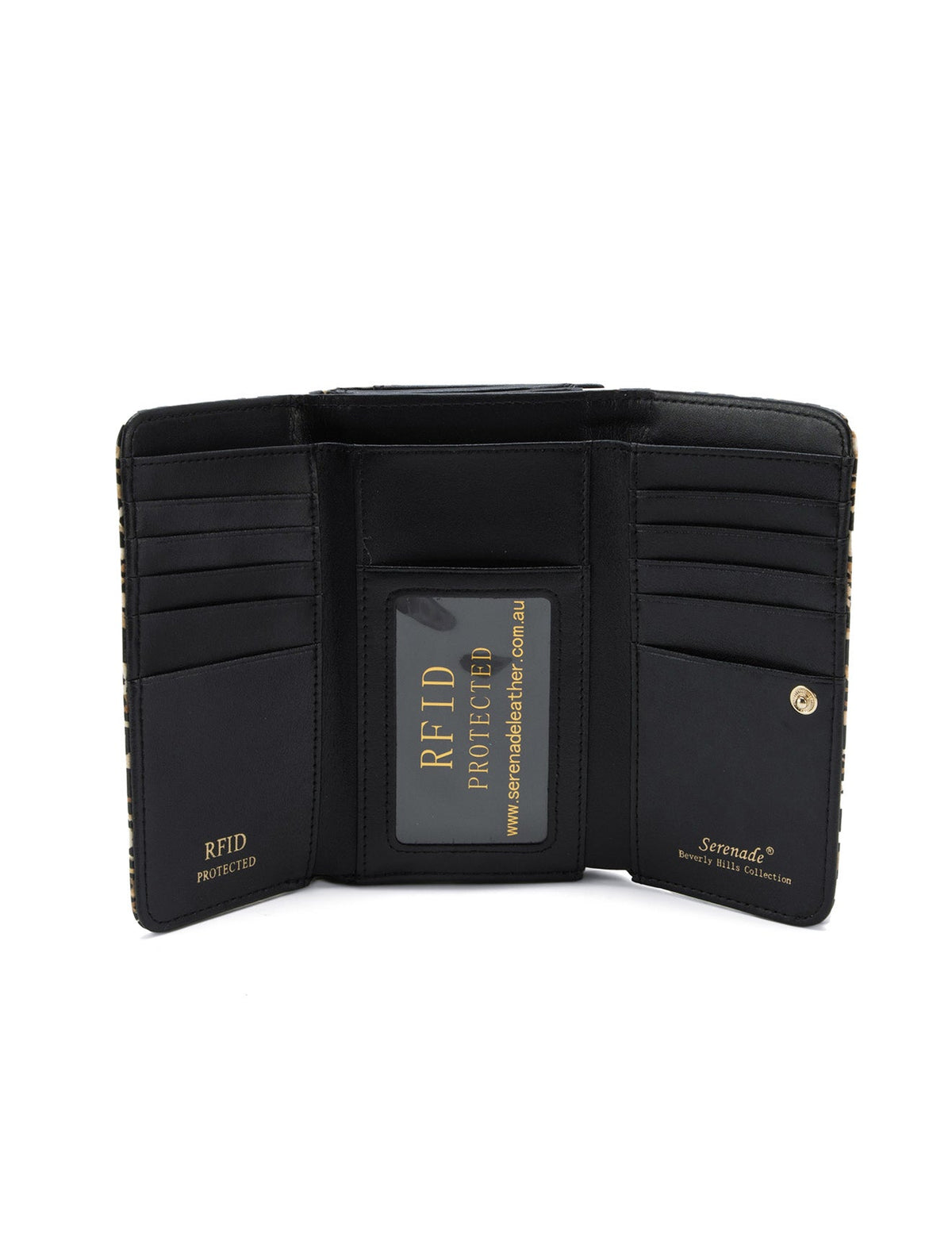 WILD CAT MED LEATHER RFID WALLET- WSN8802