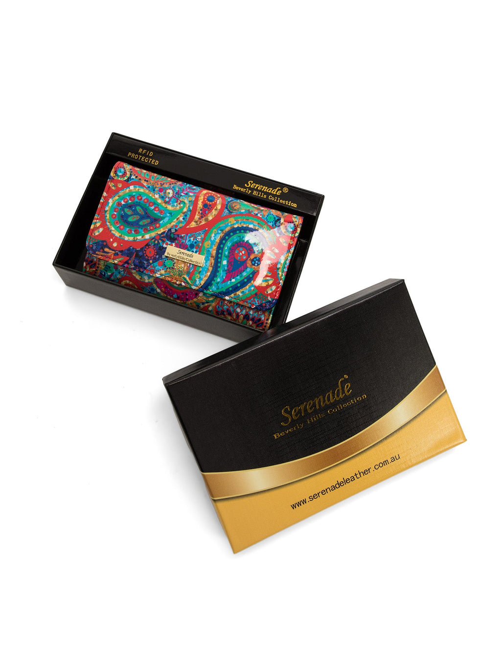 PAIGE MED LEATHER RFID WALLET-WSN9302