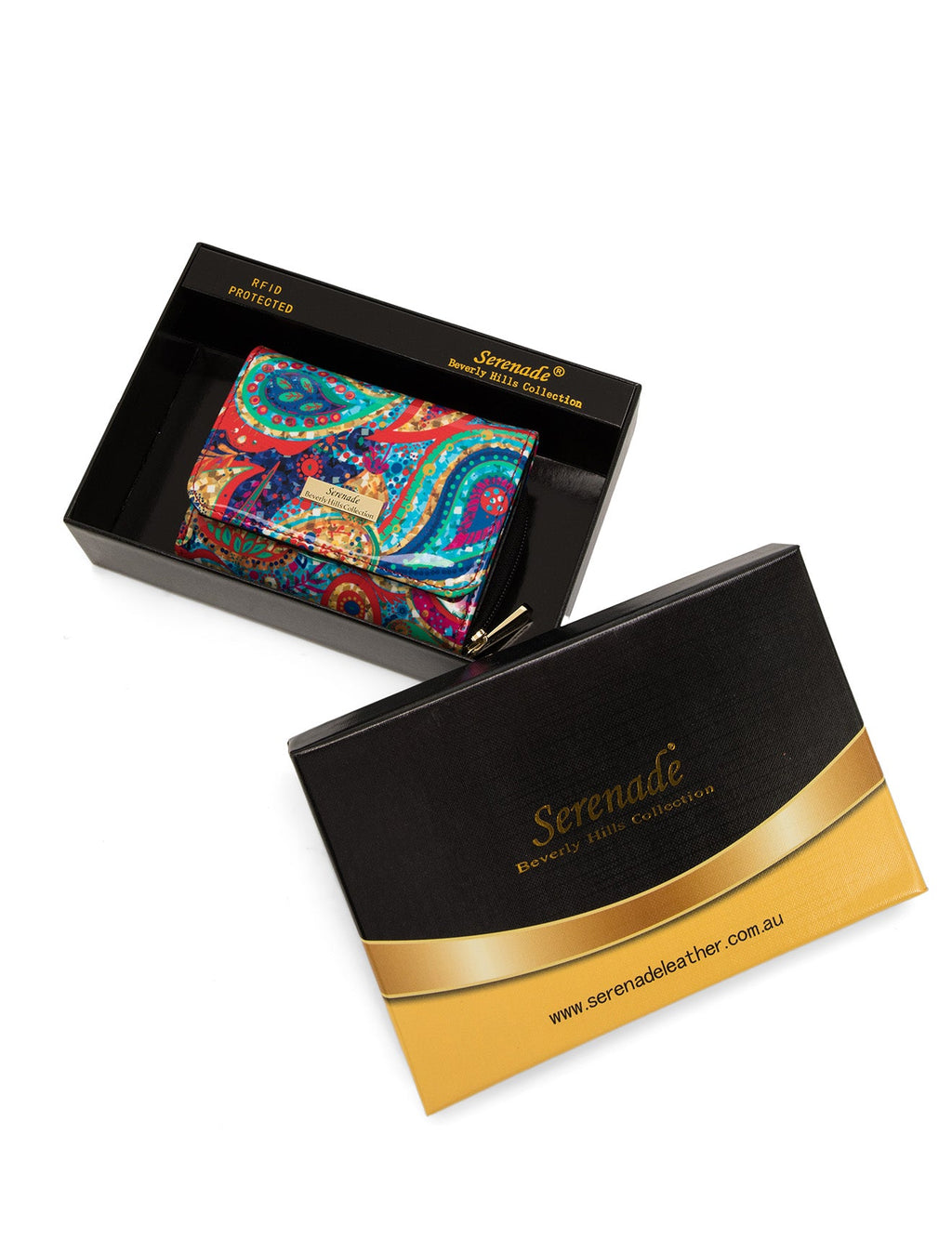 PAIGE SMALL LEATHER RFID WALLET- WSN9303