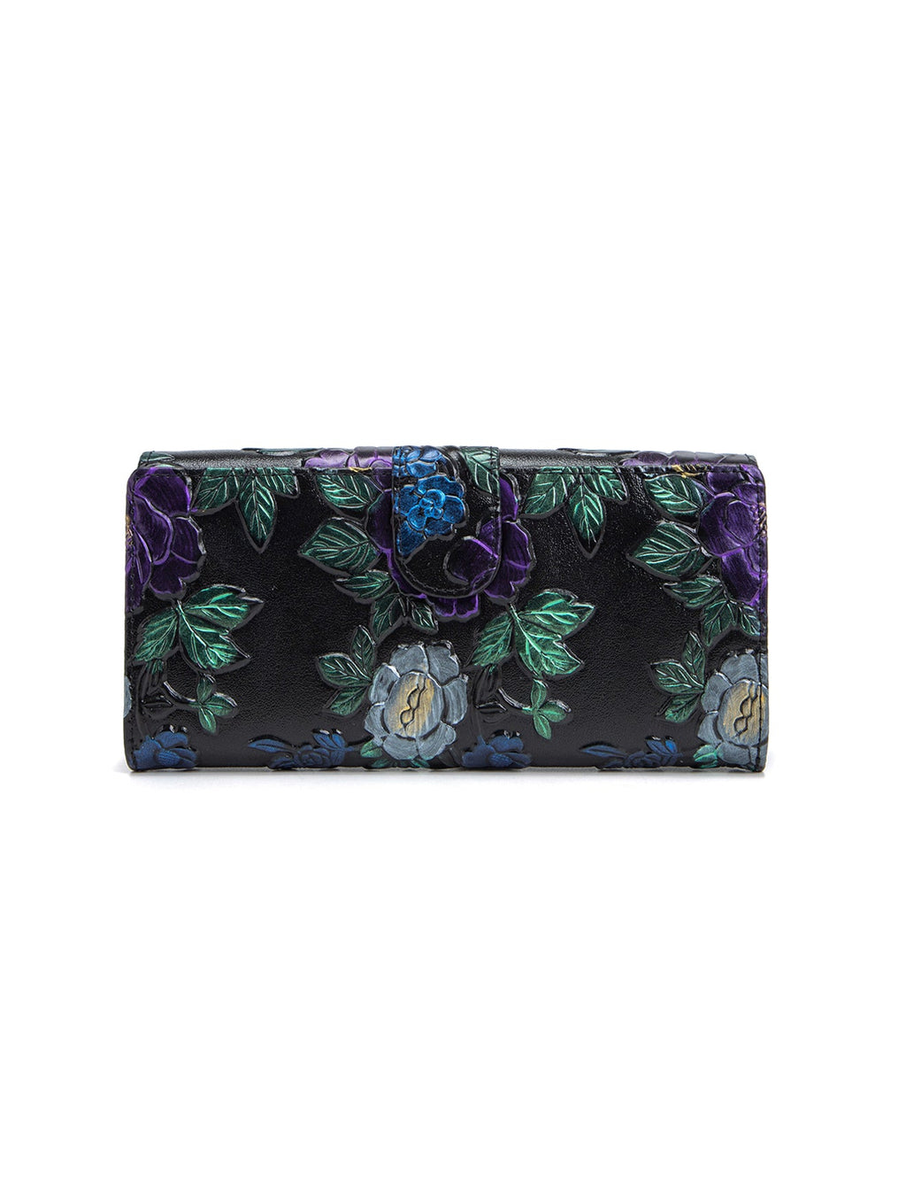 VINCENT LGE RFID HAND PAINTED LEATHER WALLET- WSN9801