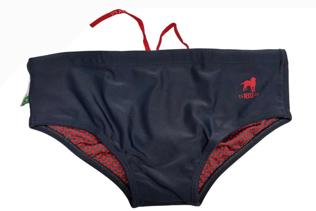 CA-RIO-CA Men's Low Rise Solids Cut Sunga - Male Bathing Suit - Final Few
