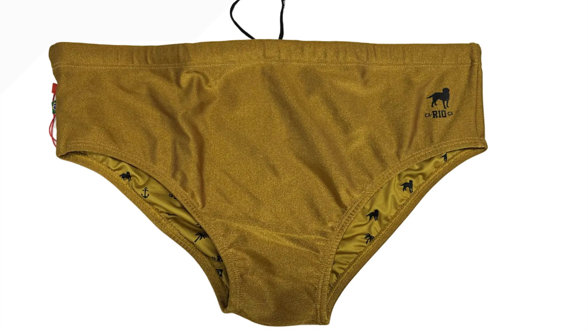 CA-RIO-CA Men's Low Rise Solids Cut Sunga - Male Bathing Suit - Final Few