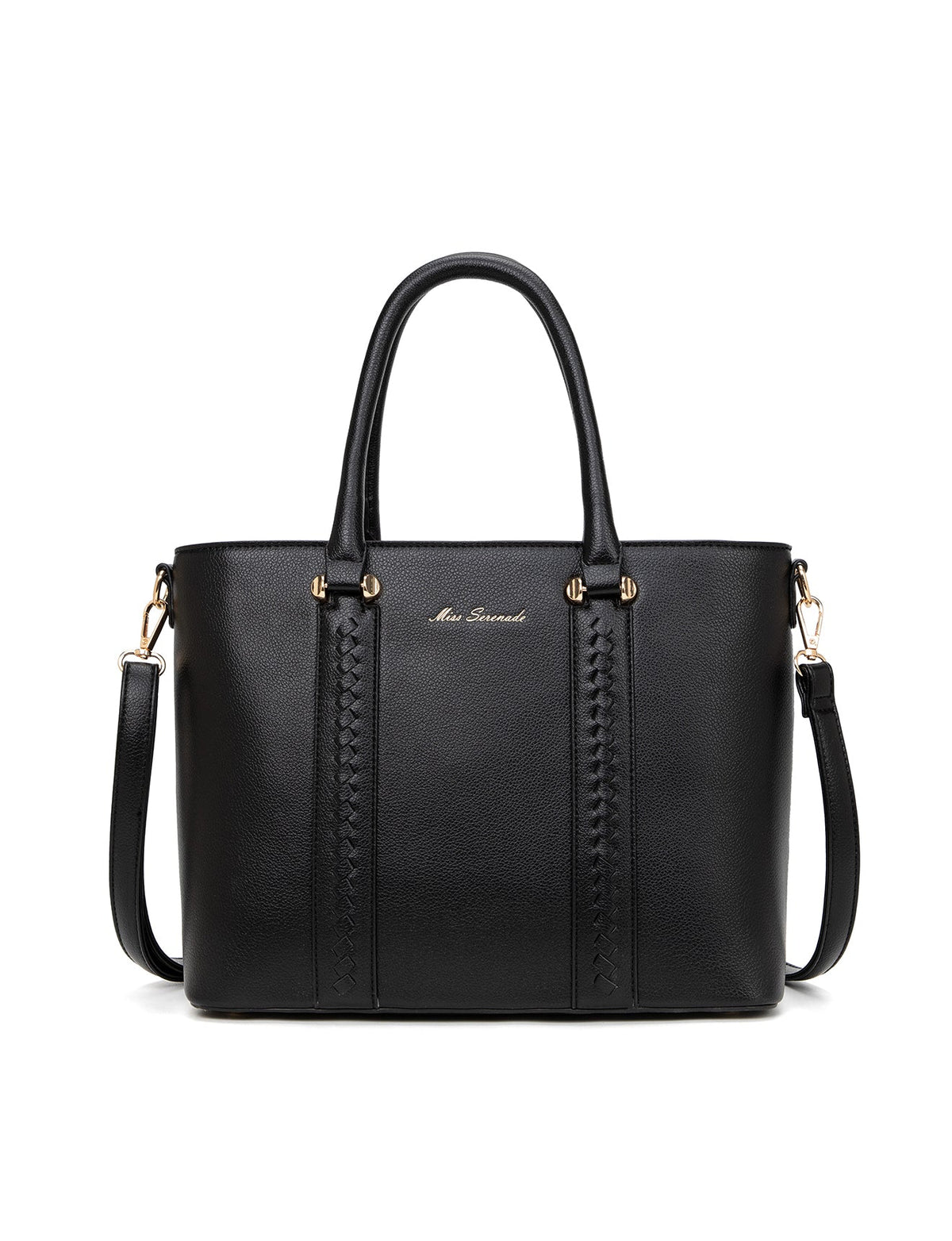 GABI ECO VEGAN TOTE BAG- XB-2353-BLK- SALE