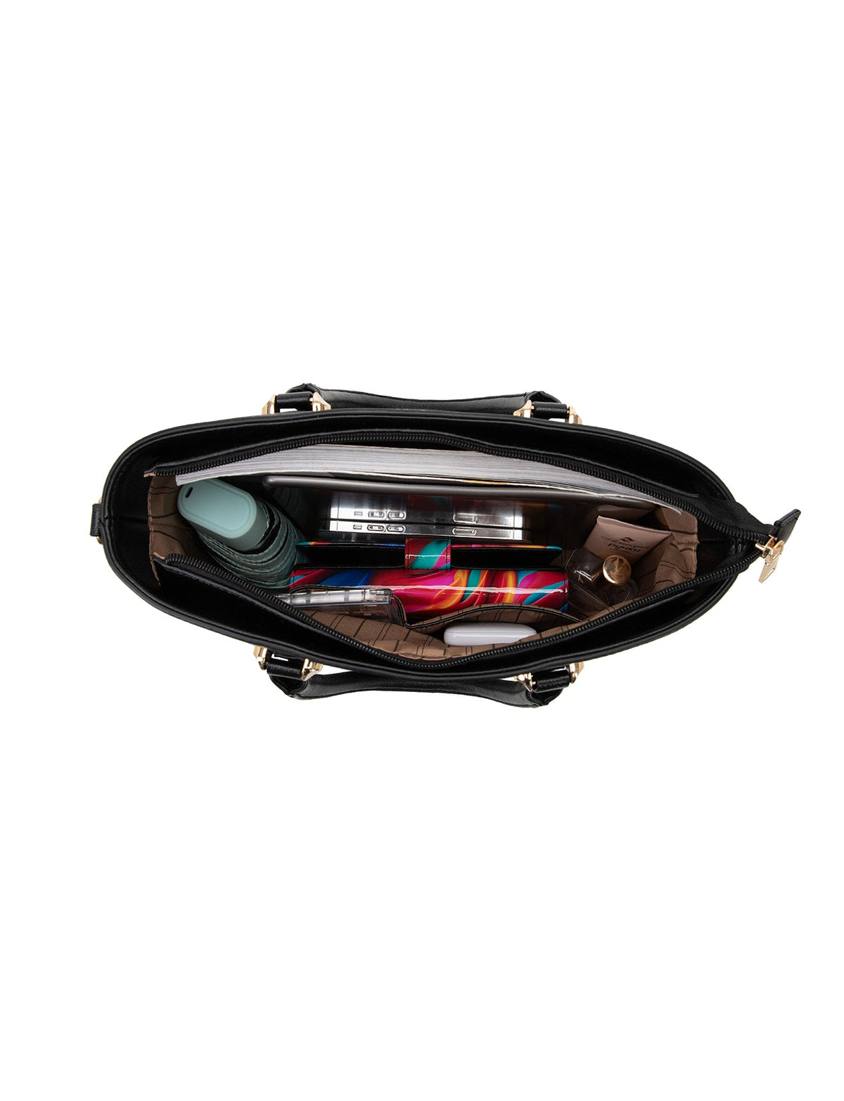 GABI ECO VEGAN TOTE BAG- XB-2353-BLK- SALE