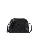 LYLA ECO EMBROIDERED VEGAN XBODY BAG-XB-2354-BLK- SALE