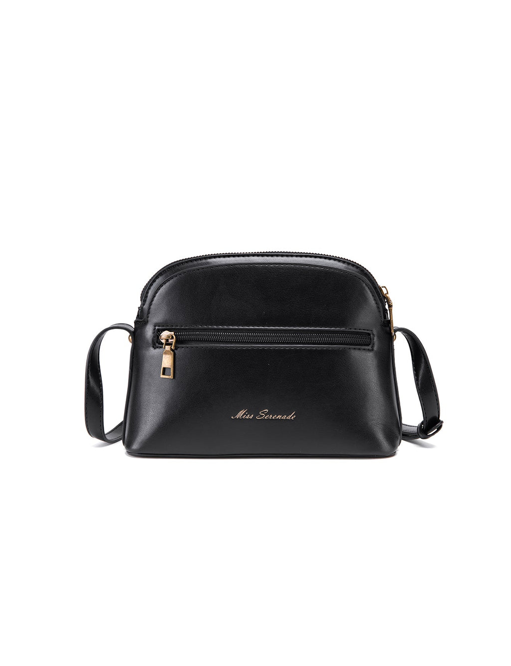LYLA ECO EMBROIDERED VEGAN XBODY BAG-XB-2354-BLK- SALE
