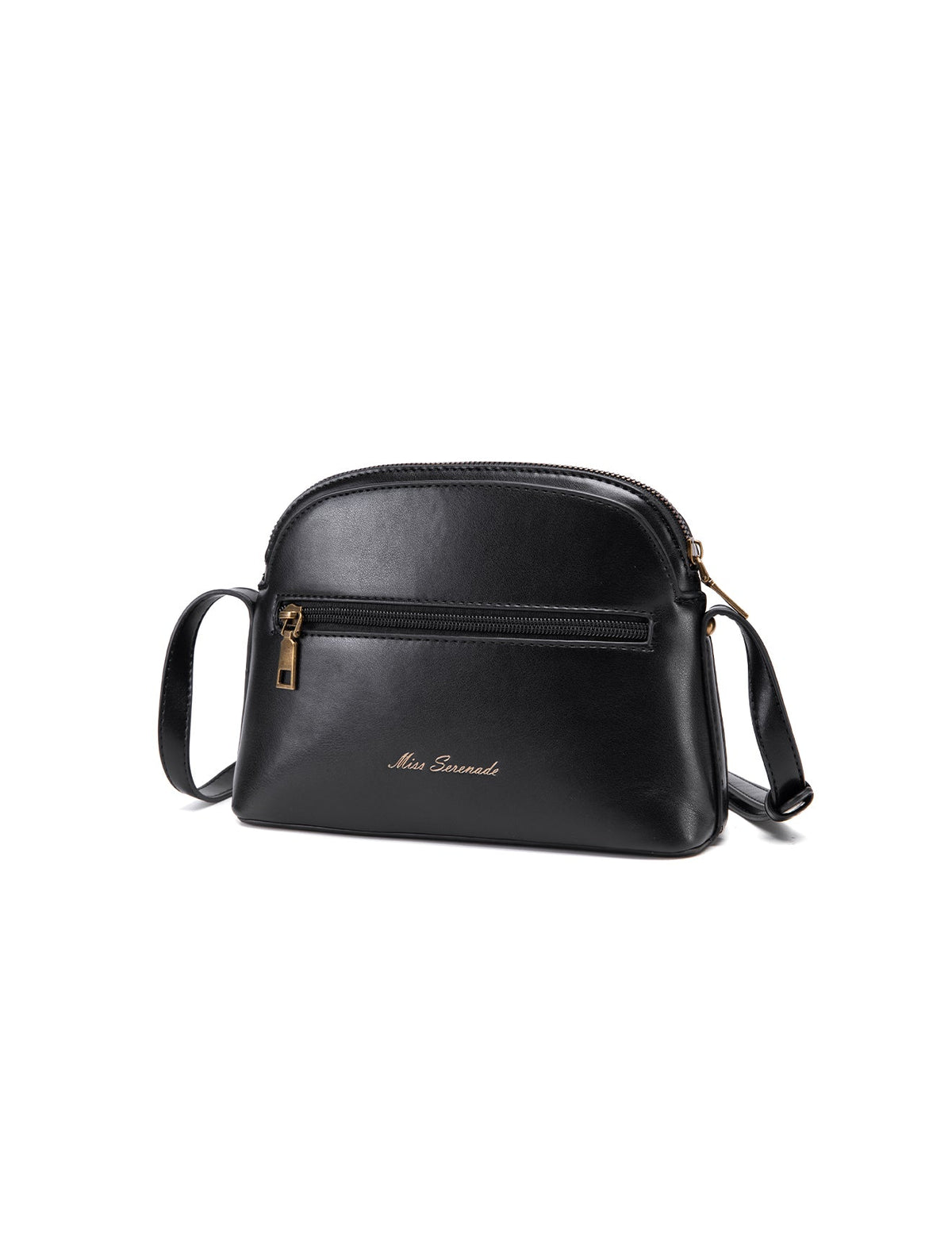 LYLA ECO EMBROIDERED VEGAN XBODY BAG-XB-2354-BLK- SALE