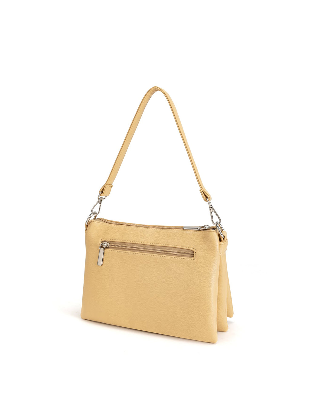 NATASHA MULTICOMPARTMENT VEGAN XBODY BAG - BUTTER YELLOW