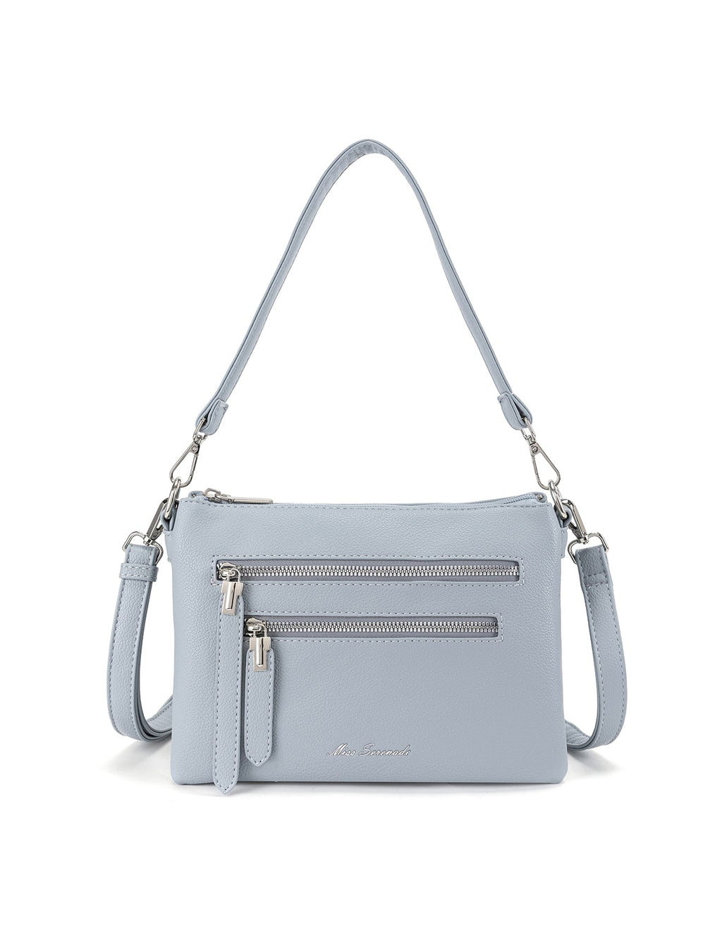 NATASHA MULTICOMPARTMENT VEGAN XBODY BAG - SKY BLUE