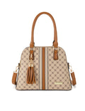 TESS TRIPLE COMPARTMENT VEGAN DOME BAG- XB-2374-BEI- NEW IN