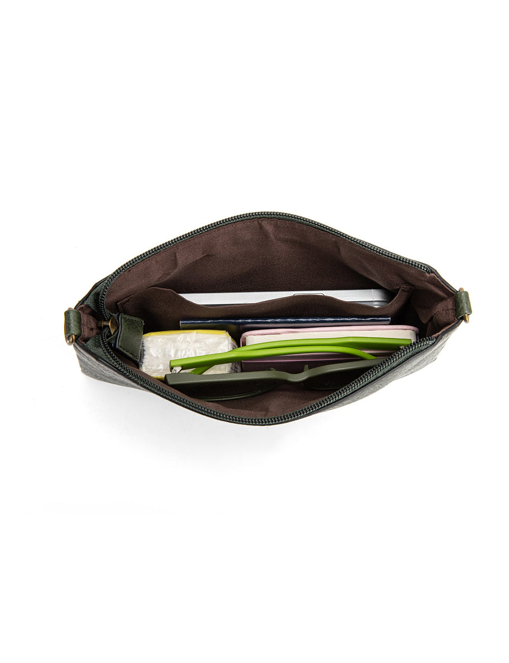 ARWEN SMALL VEGAN  XBODY BAG- XB-2382-OLIVE- NEW IN