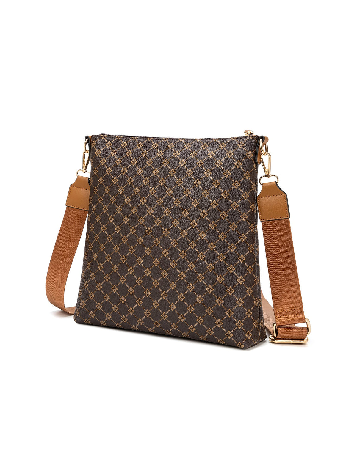 FLORENCE PRINTED XBODY BAG - TAN