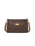 ROME TRIPLE COMPARTMENT XBODY BAG - TAN