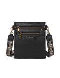 ERIN TRIPLE COMPARTMENT XBODY BAG - BLACK