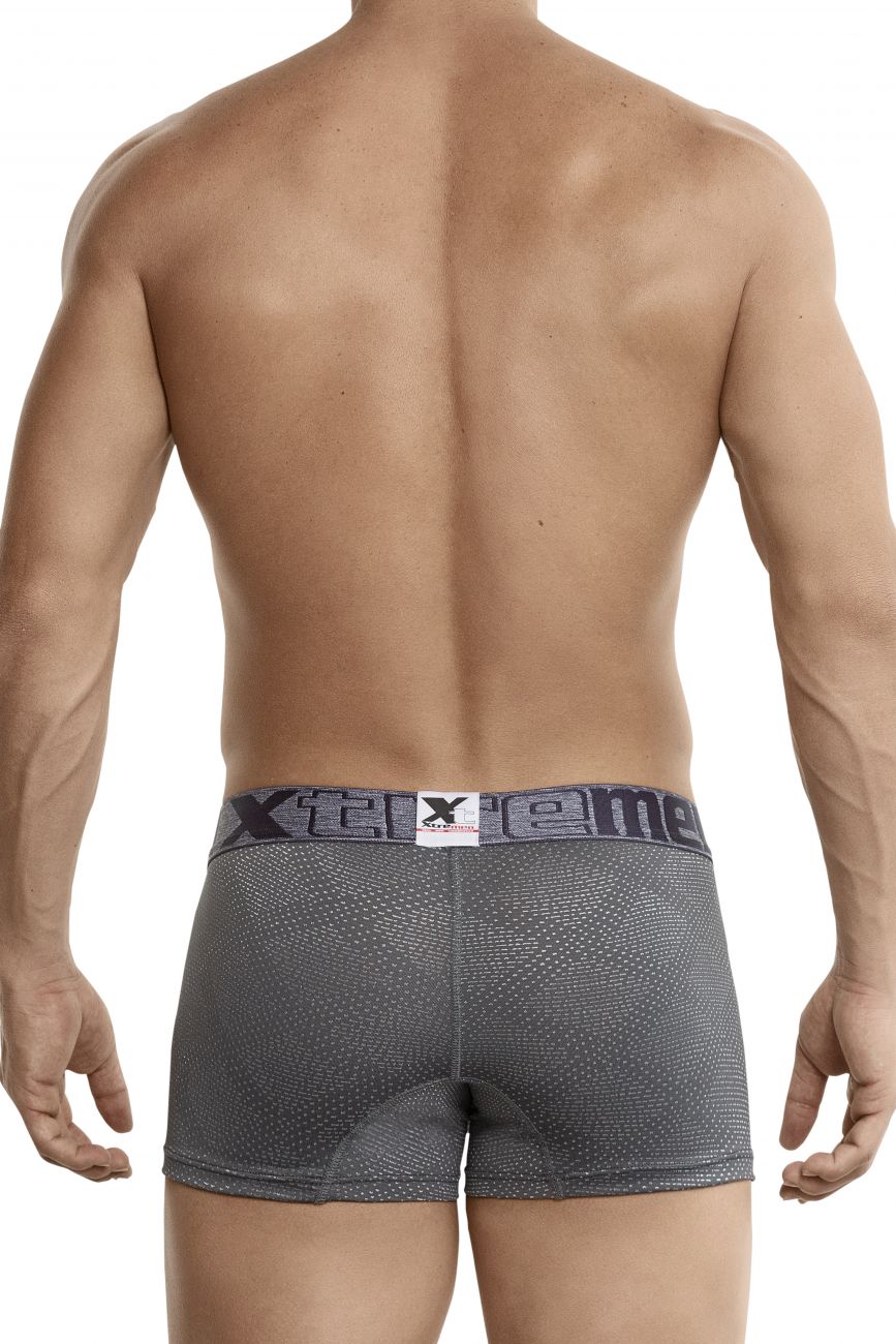Xtremen 남성용 속옷 54446C 자카드 스트라이프 복서 브리프 색상 그레이