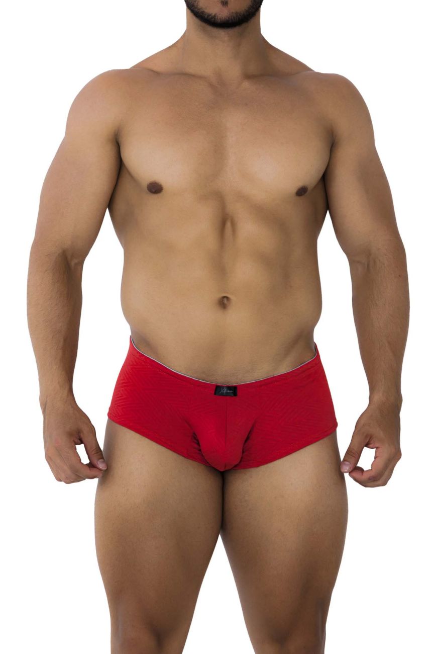 Xtremen 남성 속옷 91190 자카드 트렁크 색상 Red