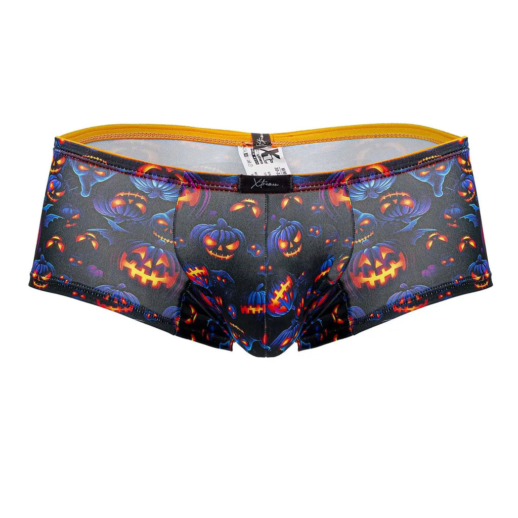 Xtremen 남성용 속옷 91193 프린트 트렁크 색상 PUMPKINS