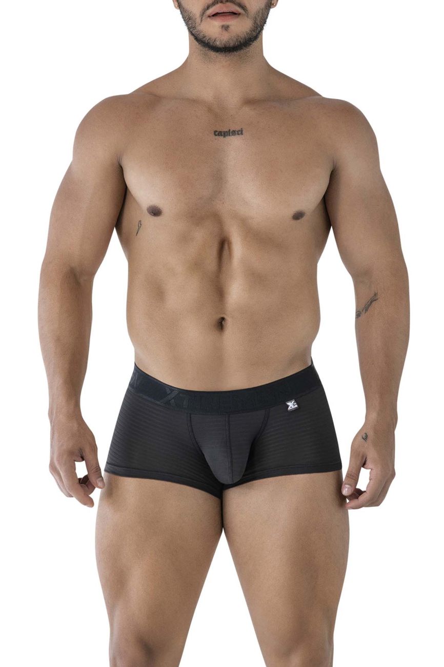 Xtremen 남성 속옷 91209B 마이크로 화이버 트렁크 색상 블랙
