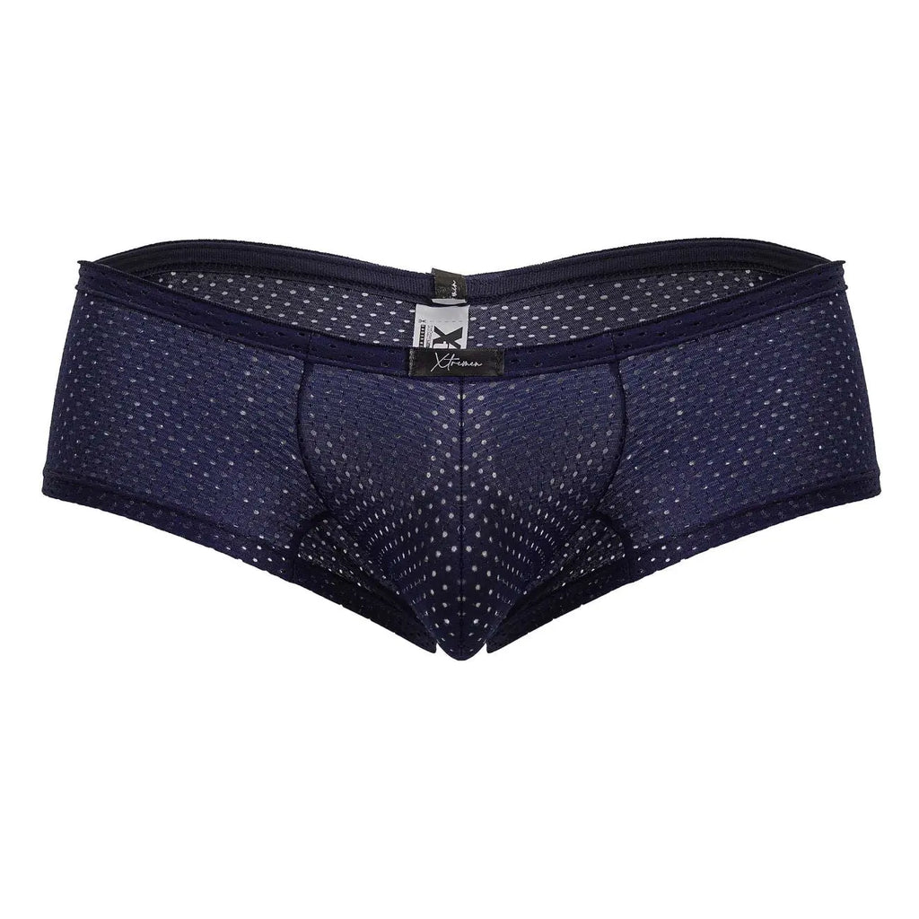 Xtremen Men's Underwear 91216B Microfiber Trunks Color Dark Blue