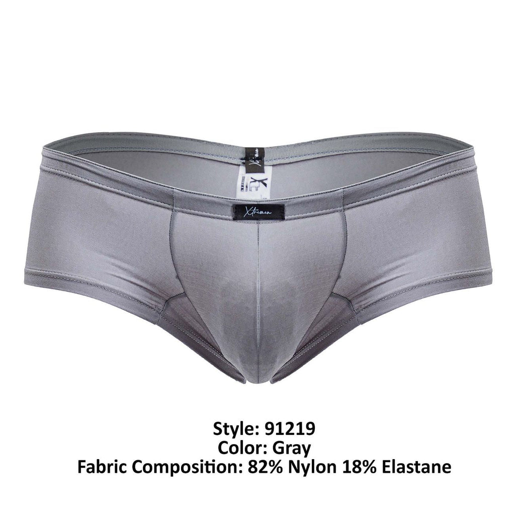 Xtremen Men's Underwear 91219 Microfiber Trunks Color Gray