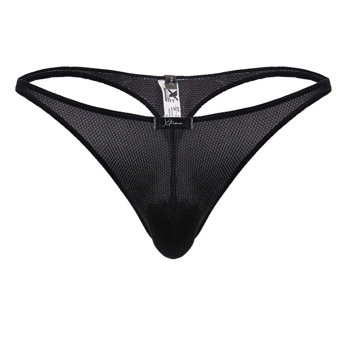 Xtremen 남성 속옷 91223 마이크로파이버 끈팬티 색상 블랙