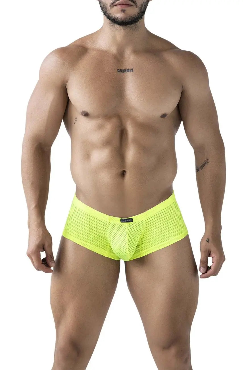 Xtremen Men's Underwear 91228 Microfiber Trunks Color Neon Green