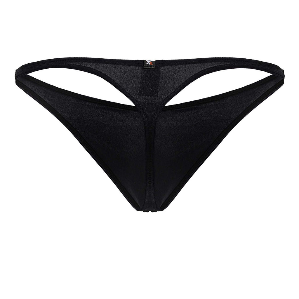 Xtremen 남성 속옷 91232 마이크로파이버 티팬티 블랙